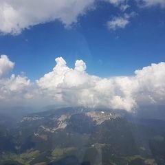 Flugwegposition um 12:47:25: Aufgenommen in der Nähe von Gemeinde Neuberg an der Mürz, 8692, Österreich in 2581 Meter